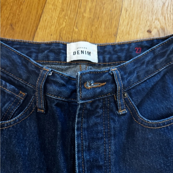 Sezane Pants - Sezane Le Brut Indigo - Size 27
